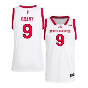 #9 Dylan Grant Knights Jersey | Men White High School Embroidery Basketball Collection 57037442