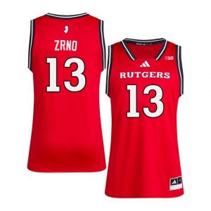 Rutgers Scarlet Knights #13 Harun Zrno Game-Day Jersey | Men Scarlet College Basketball Premium Embroidery 33670726