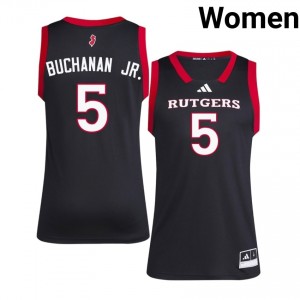 Knights #5 Darren Buchanan Jr. Game-Day Jersey | Women Black High School Basketball Premium Embroidery 87683167